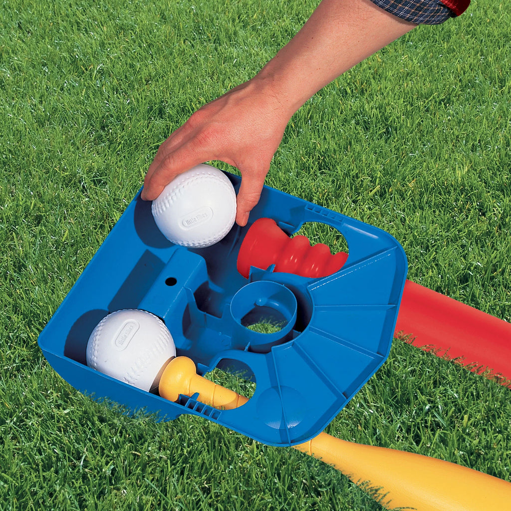 Totsports Kids T-Ball Set with Bat and 2 Balls, Ages 18 Months to 4 Years