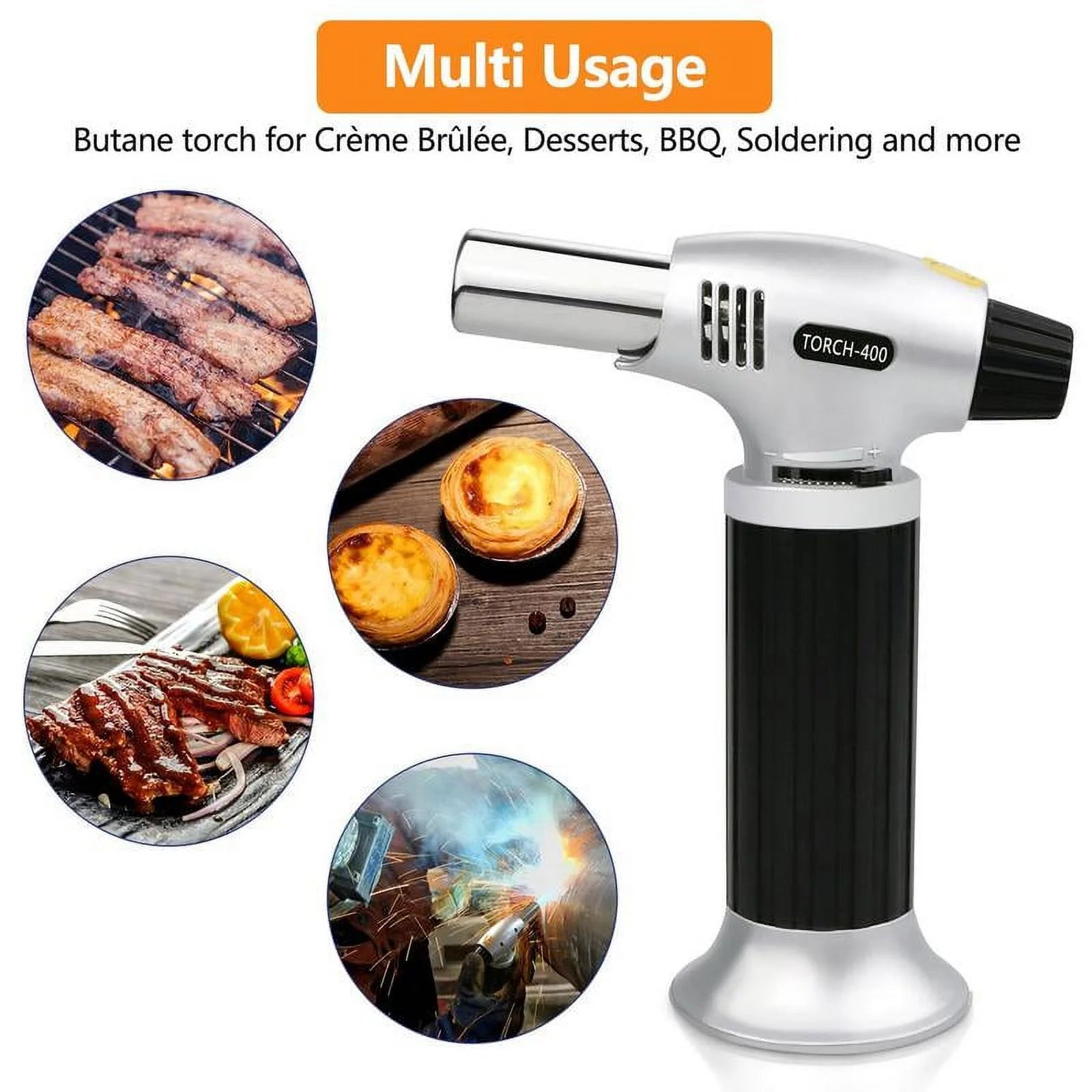 Culinary Torch – Kitchen Torch for Creme Brulee, Cooking & Baking