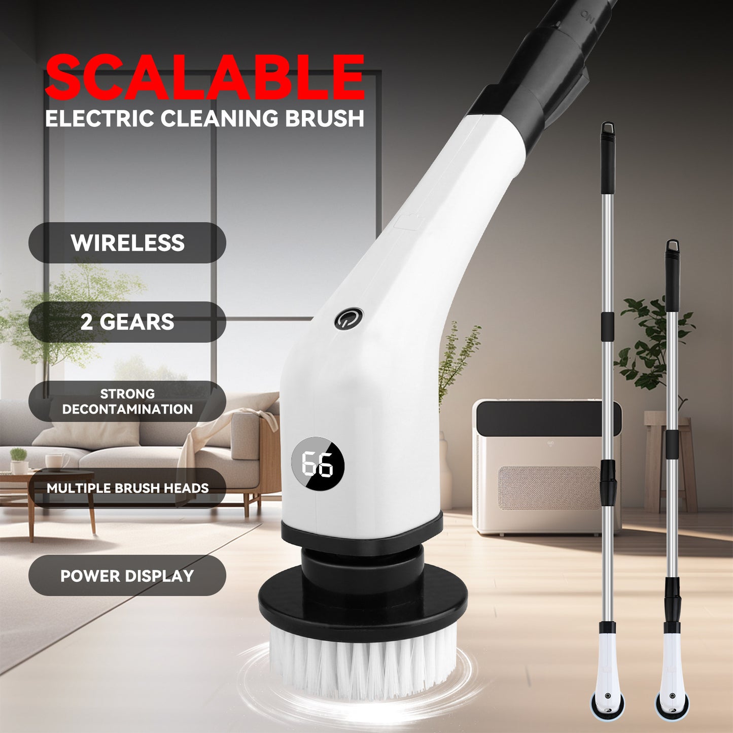 Electric Cleaning Brush Household Multi-functional 7-in-1