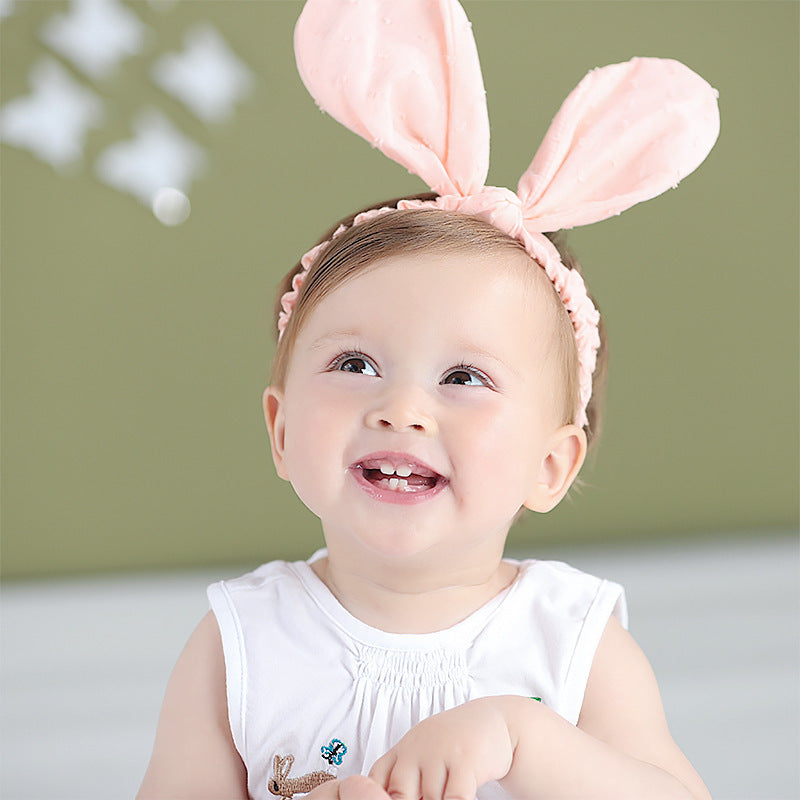 Baby headband cotton cute rabbit headband