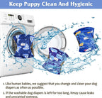 Reusable Dog Diapers Male 3Pcs, Premium Washable Belly Bands for Male Dogs Xlarge, High Absorbing Male Dog Wraps for Doggie Puppy Excitable Urination and Training(Sailboat, XL)