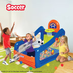 Hoop It Up! Play Center, 3 in 1Sports 25 Ball Value Pack, Indoor and Outdoor Play for Children 3 to 6 Years Old