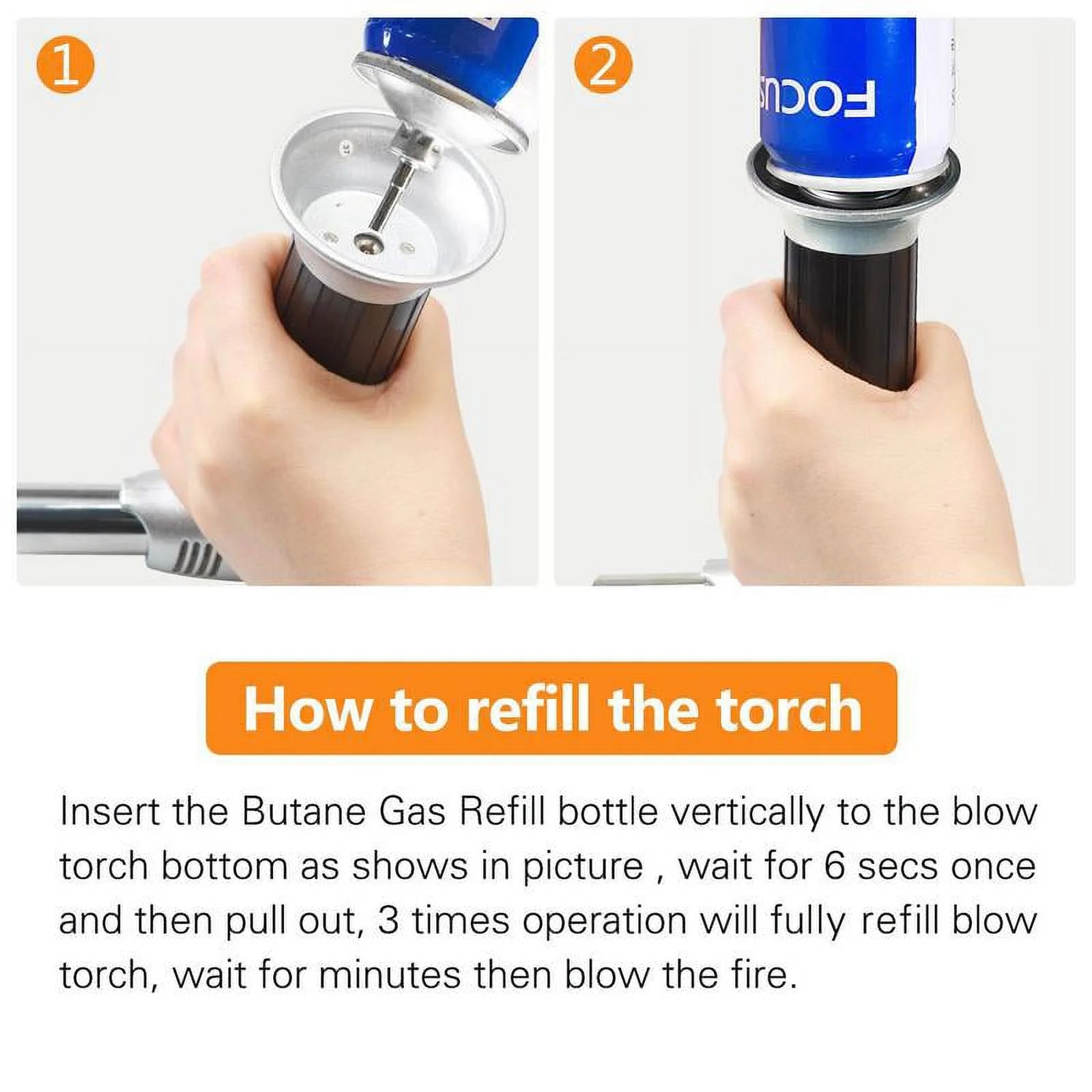 Culinary Torch – Kitchen Torch for Creme Brulee, Cooking & Baking