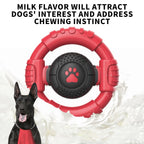 Extreme Tough Dog Chew Toys for Aggressive Chewers, Extra Durable Dog Squeaky Toys for Medium Breed, Indestructible Nylon Dog Toys for Large Dogs, Keep Dogs Busy
