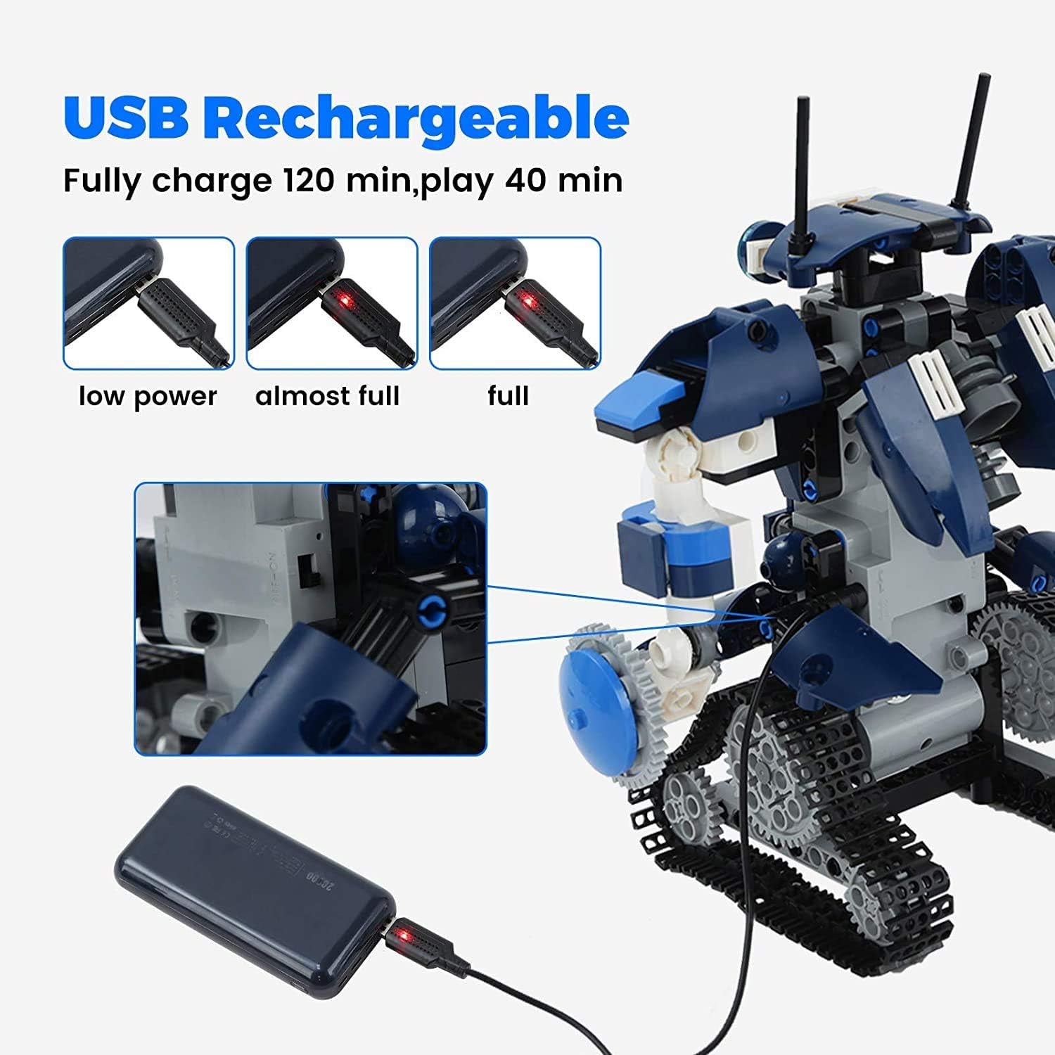 Robot Building Kit for Kids - STEM Remote&App Controlled Robot Science Erector Kits Blocks Birthday Gift Learning Education Activities Toys for Kids Ages 6+ Boys Girls