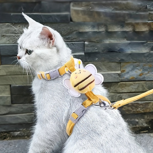 Cats Escape Proof - Adjustable Kitten Harness For Large Small Cats