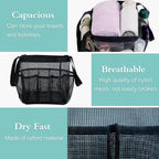 Mesh Shower Caddy Portable, Quick Dry Hanging Shower Tote Bag for College Dorm Room Essentials, Large Capacity Shower Caddy Dorm for Bathroom Gym Swimming