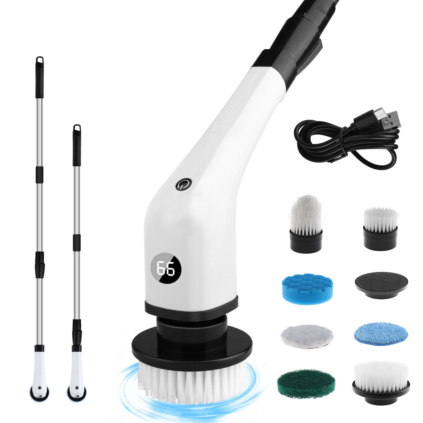 Electric Cleaning Brush Household Multi-functional 7-in-1