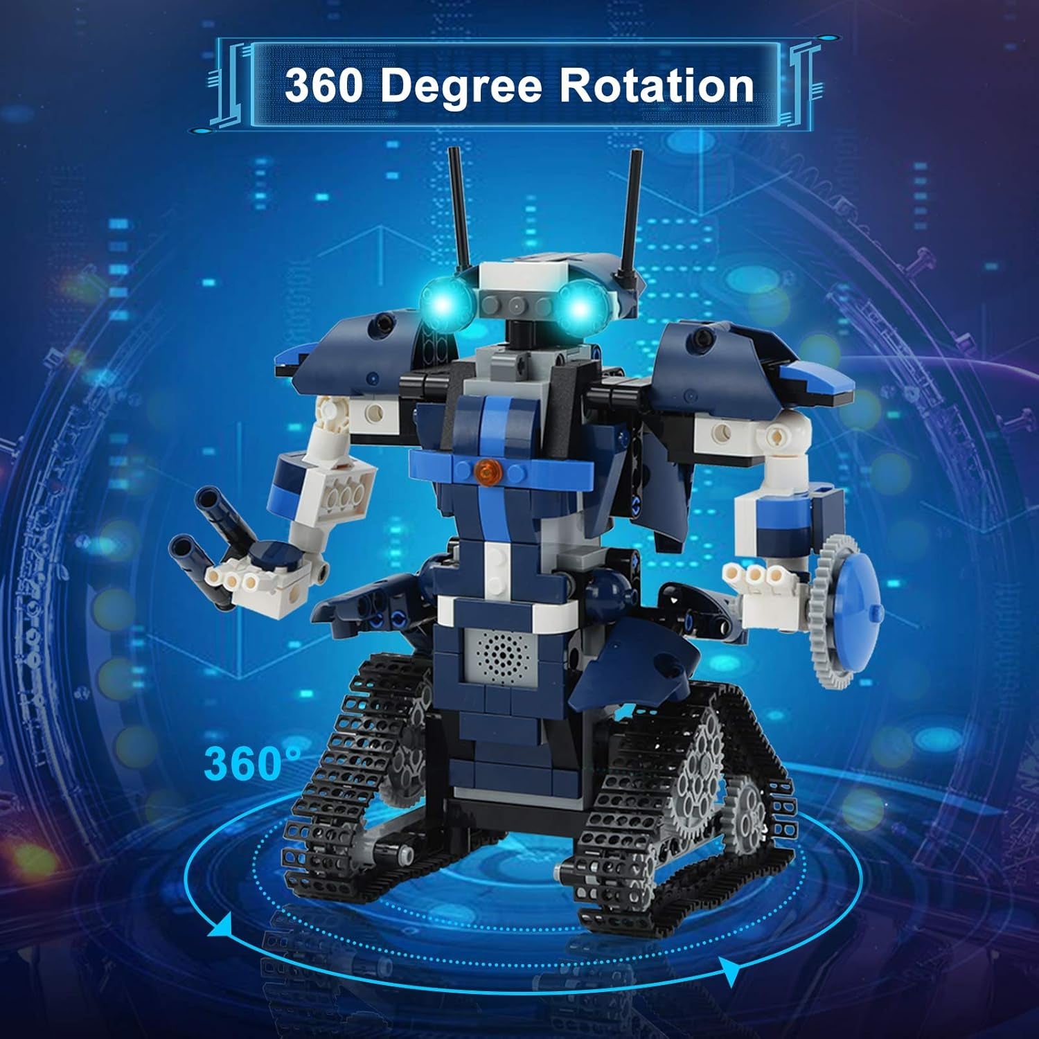 Robot Building Kit for Kids - STEM Remote&App Controlled Robot Science Erector Kits Blocks Birthday Gift Learning Education Activities Toys for Kids Ages 6+ Boys Girls