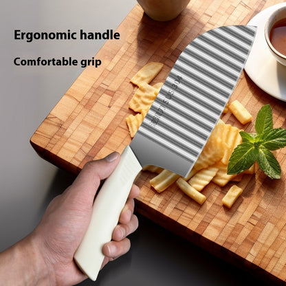 Wave French Fries Cutting Fruit Kitchen Knife