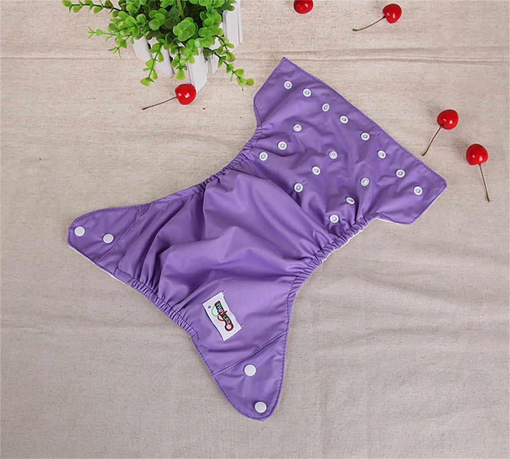 Baby Cloth Diapers 8 Pack Adjustable Washable and Reusable Pocket Diapers for Baby Girls-No Inserts