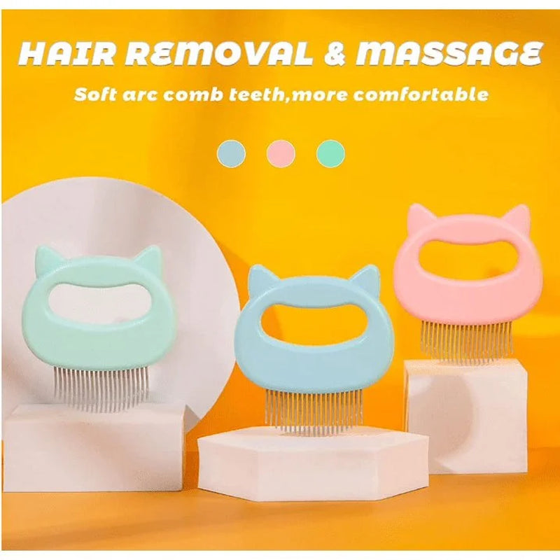 3 in 1 Self Cleaning Cat Steamer Brush-Removes Tangled Hair, Cat Steamer Brush for Massage