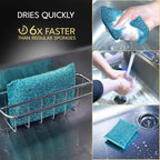 Sponges for Kitchen (30 Pcs Pack) - Non Scratch Scrubbers for Cleaning Dishes - Best Dish Sponge Scrub Pads for Dishwashing & Washing - Household Scrubber Supplies & Tool for Pots, Pans, Sink