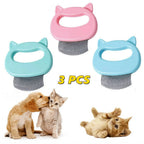 3 in 1 Self Cleaning Cat Steamer Brush-Removes Tangled Hair, Cat Steamer Brush for Massage