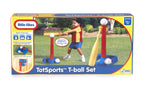 Totsports Kids T-Ball Set with Bat and 2 Balls, Ages 18 Months to 4 Years