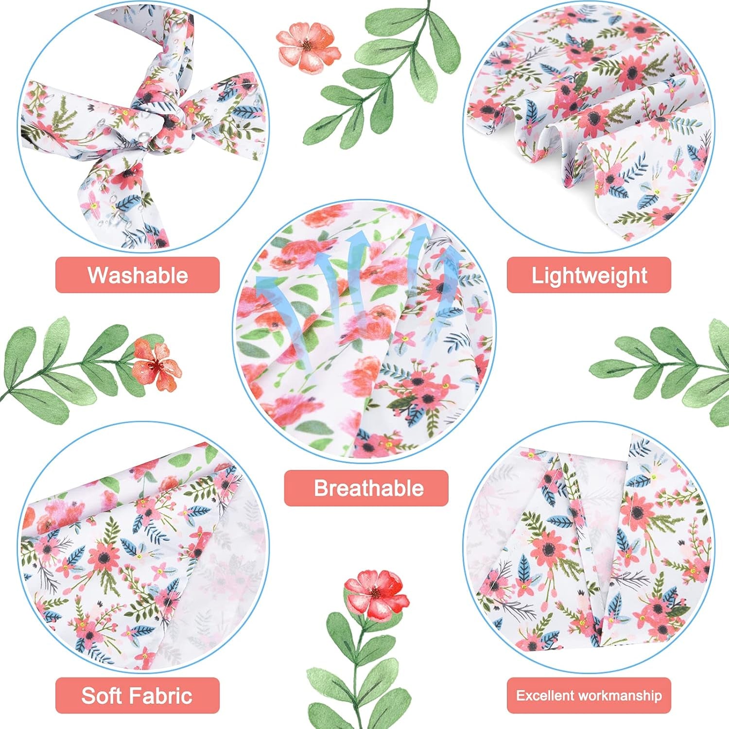 Dog Bandanas, Dog Scarf, Puppy Bandana, Dog Bandanas for Medium Size Dogs, Dog Bandana Accessories for Small Dogs, Personalized Adjustable Flower Pet Dog Bandana Handkerchiefs Triangle Bibs, 2 Pack